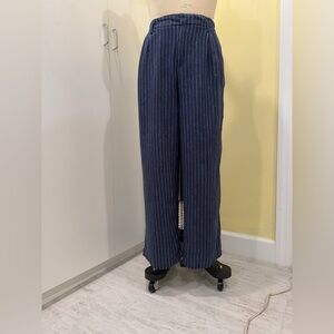 Target Brand A New Day Linen Blend Pinstriped Pants